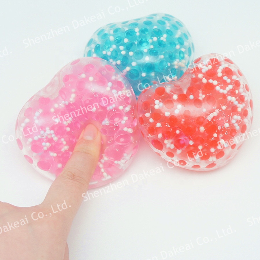 Новый дизайн, мяч-мяч в форме сердца, мяч-антистресс, новый подарок