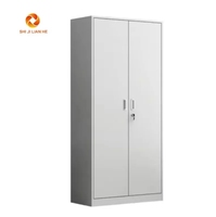 Armoire de classement en acier moderne avec 4 étagères réglables en acier trempé, armoire de rangement de fichiers durable pour le bureau et l'école