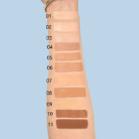 Fond de teint liquide mat à couvrance totale, longue tenue, contrôle du sébum, fini naturel, pour tous les types de peau
