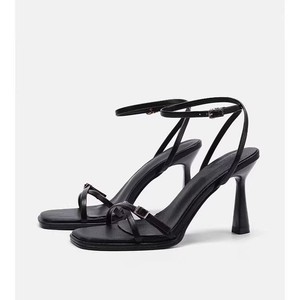 <span class=keywords><strong>Sandalias</strong></span> de <span class=keywords><strong>Tacón</strong></span> Alto de 8cm para Mujer, con Encaje Blanco y Punta Abierta, Zapatos de Vestir para Fiestas y Clubes, Cómodos y Elegantes para Bodas - Product Image 5