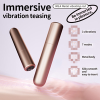 Wiederauf ladbarer Metallkugel-Vibrator für Frauen Starke, leistungs starke G-Punkt-Klitoris stimulation Finger kugel Vagina Vibe Sexspielzeug