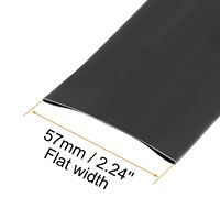 Tube thermorétractable TOP-VIGOR W10490M en polyéthylène PE/éthylène-vinyle acétate de 35 mm, longueur 2 m, rapport 2:1, isolation électrique
