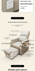 ขายส่งเฟอร์นิเจอร์ร้านทำเล็บสปาหรูหรา เก้าอี้ทำเล็บมือและเล็บเท้า - Product Image 4