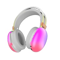 Vente chaude PG580 Casque de jeu sans fil avec éclairage LED RVB Casques de jeu stéréo BT5.3 de haute qualité avec micro