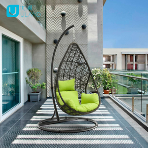 Fauteuil <span class=keywords><strong>suspendu</strong></span> en rotin Uland pour patio, balcon, jardin, terrasse - Product Image 1