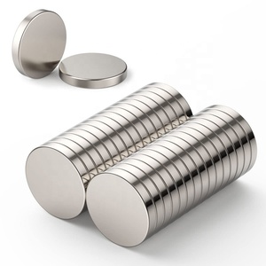 Imanes de Disco Redondos de <span class=keywords><strong>Neodimio</strong></span> con Revestimiento de Níquel para Pizarra Blanca, de Buena Calidad y Tamaño Personalizado - Product Image 1