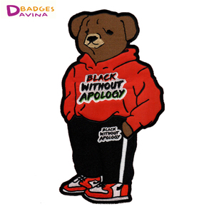 Bán Buôn Nhà Máy <span class=keywords><strong>Made</strong></span> Logo Trường Quần Áo May Sắt Trên Các Bản Vá Lỗi Tùy Chỉnh Thêu Vá - Product Image 4