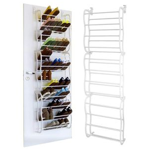 Over <strong>the</strong> Door <strong>Shoe</strong> <strong>Rack</strong> 12 Layers <strong>Wall</strong> Hanging Closet <strong>Shoe</strong> Organizer Storage Stand for Door Hanging Boots Storage - Product Image 1