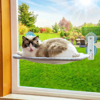 Usine Pet Chat Fenêtre Perchoir pour Intérieur Dormir Chat Hamac Fenêtre Pliable Amovible Housse De Coussin Chat Fenêtre Lit Pet Hamac