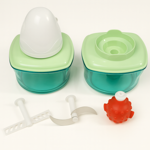 DAON-2000 Éplucheur d'ail électrique et mini-hachoir portable pour un épluchage facile de l'ail, broyage des herbes et découpe des ingrédients - Product Image 2