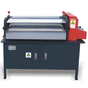RJS máquina de pegamento de papel de rodillo/máquina de encolado de hojas/encoladora de papel de fusión en caliente