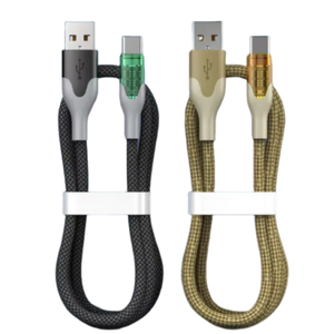 Cable de carga rápida transparente 66W tipo C 6A para teléfonos móviles y computadoras <span class=keywords><strong>Huawei</strong></span> Millet Vivo escáneres de código de barras - Product Image 1
