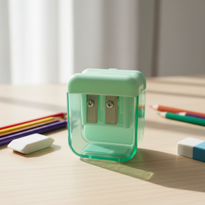 <span class=keywords><strong>Taille</strong></span>-crayons en plastique miniatures fantaisie pour enfants, vente en gros, 2 trous, 8 mm, 11 mm, <span class=keywords><strong>taille</strong></span>-crayons amusants pour enfants - Product Image 1