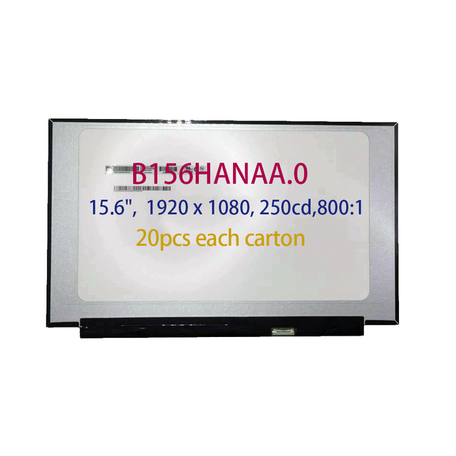 B156HANAA.0 Series for Gaming Laptop Replacement LCD Screen with HDR and WLED Backlight 1920x1080 Resolution 16:9 Aspect Ratio