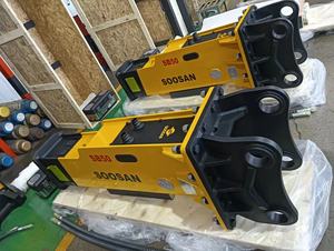 หัวเจาะไฮดรอลิก SOOSAN รุ่น SB50 แบบกล่อง สำหรับทำลายหินและคอนกรีต พร้อมหัวสกัดขนาด 100 มม. สำหรับงานก่อสร้าง - Product Image 3