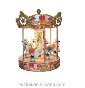 Carrusel de 6 Asientos para Niños, Juegos Infantiles para Interiores, Equipos de Diversión, FRP y Acero, 6 Personas, Kaile - Product Image 1