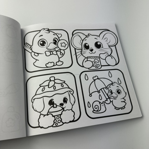 2025 XS Super lucu hewan menggemaskan karakter kumparan <span class=keywords><strong>Notebook</strong></span> baru warna air lukisan kertas buku mewarnai untuk dewasa remaja - Product Image 6