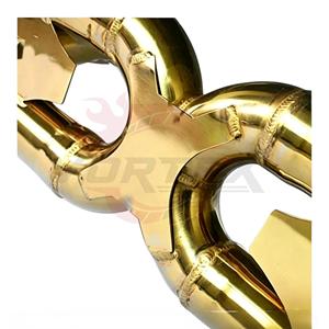 Sistema de Escape Catback Vortex de Titanio Chapado en Oro con Tubos con Válvulas para Ferrari 488 GTB Spider 3.9T 2015-2019, Kits de Modificación Atornillables - Product Image 4