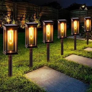 Lampe solaire de jardin Xinhuiyuan, lampe LED imperméable pour extérieur, lumière décorative pour allée, jardin, patio, paysage - Product Image 3