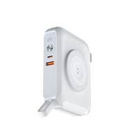 Produits tendance 2025 PD 65W haute capacité intégré câble 2-en-1 charge rapide chargeur Portable batterie externe pour ordinateur portable