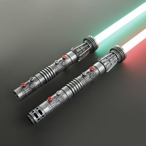 Sabre laser Nexussabers Darth Maul vieilli, lourd, pour duels, changement de couleur infini, poignée en métal, <span class=keywords><strong>épée</strong></span> pour cosplay, jouets lumineux - Product Image 1