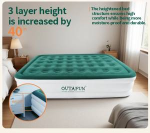 Outofun kasur udara tamu, kasur angin dengan pompa listrik bawaan untuk tidur luar ruangan 220v - Product Image 6