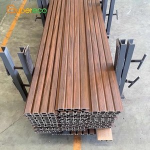 Supereco Dễ Dàng Cài Đặt Không Thấm Nước Lambrin <span class=keywords><strong>WPC</strong></span> Tấm Tường Trang Trí Nội Thất Gỗ Nhựa Composite <span class=keywords><strong>WPC</strong></span> Fluted Bảng Điều Chỉnh - Product Image 5