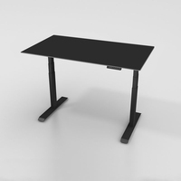 Bonne qualité prix usine faible bruit hauteur réglable ordinateur portable électrique assis debout ordinateur bureau bureau et chaise ensemble