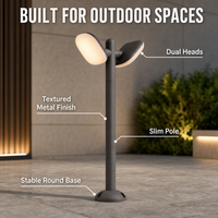 Lampadaire LED de jardin réglable en hauteur 600mm 800mm 960mm, en aluminium moulé sous pression, AC85-260V, éclairage commercial pour propriétés