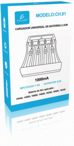 ELE-GATE เครื่องชาร์จ USB แบตเตอรี่ Li-Ion รุ่น 18650 14500 10440 16340 16500 18350 18500 18650 - Product Image 3
