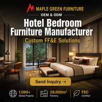 Ensemble de meubles de chambre d'hôtel de design italien, meubles de chambre d'hôtel modernes de luxe en bois massif, meubles de chambre d'hôtel sur mesure, hôtel 5 étoiles, vente en gros