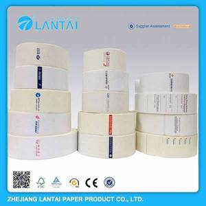 Étiquette de bagage personnalisée imperméable en papier spécial avec impression adhésive thermique enduite pour bagages d'avion - Product Image 2