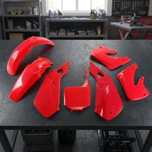 XFUN Kit di plastica rosso 067 HOKIT094067-4713 per CR 250 1997-1999 motocicli accessori - Product Image 3
