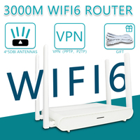 OPTFOCUS WIFI6 6e 3000Mbps Routeur Gigabit 1G Flash VPN WIFI 6 AX3 Routeur 5DBi Antenne Wifi Routeur Roteador Wifi 6 AX30