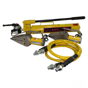 Pompe à huile hydraulique manuelle en acier SOV-P-80 multi-étages 700 bars certifiée CE portable pour applications de mécanique - Product Image 3