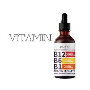 Gotas Orales de Vitamina B12 de Marca Privada Directo de Fábrica, 60 ml, Suplementos para el Cuidado de la Salud para Mejorar la Inmunidad en Adultos - Product Image 1