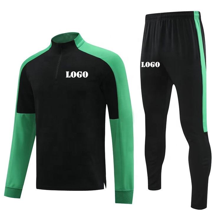 Custom Logo Kids Men Football Soccer Tracksuit Sets