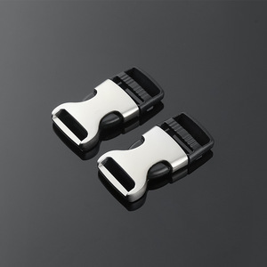 Hebilla Deslizante Metálica Jiuyuan de Aleación de Zinc Plateada, Ajustable y Resistente para Bolsos - Product Image 2