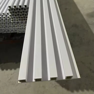 Panel Dinding Beralur WPC <span class=keywords><strong>PVC</strong></span> Tahan Air 160*24/22 MM untuk Penggunaan Dalam/Luar Ruangan Dekorasi Hotel Instalasi Interlocking Modern - Product Image 3