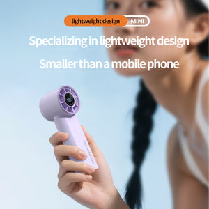 Hxtc88 легкий 1-100 ветер светодиодный дисплей Usb перезаряжаемый маленький Маленький ручной портативный турбо вентилятор - Product Image 5