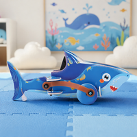 Robot Shark Maker Training Technology Petite Invention Modèle d'assemblage manuel DIY Principe de transmission mécanique