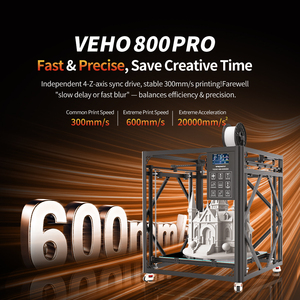 Impresora 3D VEHO 800 de Alta Precisión, 800*800*800 mm, Rieles Metálicos, Tecnología FDM Automática, Compatible con Material PLA, OEM/ODM, 1 Año de Garantía - Product Image 2
