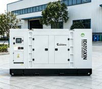 Generador Diésel Silencioso de 80kw 100kVA con Doble Silenciador para Respaldo de Energía en Hoteles y Escuelas