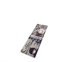 Tapis de cuisine en caoutchouc Hanse Home Cook Clean, design Coffee Break, tapis de couloir antidérapant, facile d'entretien, tufté