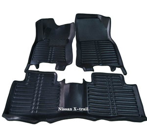 Tapis de sol de voiture sur mesure 5D en caoutchouc/PVC/plastique, luxueux, écologiques, imperméables et antidérapants pour <span class=keywords><strong>Nissan</strong></span> X-Trail T32 2015-2016 5MM - Product Image 1