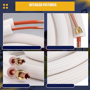<span class=keywords><strong>Kit</strong></span> <span class=keywords><strong>de</strong></span> Accesorios <span class=keywords><strong>de</strong></span> Instalación para Conexión <span class=keywords><strong>de</strong></span> Tubería <span class=keywords><strong>de</strong></span> Cobre para <span class=keywords><strong>Aire</strong></span> <span class=keywords><strong>Acondicionado</strong></span> - Product Image 6