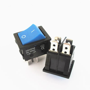 KCD4 Công Tắc Dòng Điện Lớn 30A Công Tắc Rocker Mạ Bạc Pin Đồng Màu Tím - Product Image 4