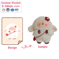 Peluche de marque personnalisée à partir d'un design artistique, peluche animale sur mesure, peluche OEM