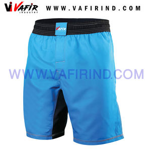 Cómodo negro poliéster Spandex MMA Fight Short personalizado impreso para hombre para el 2017 - Product Image 4