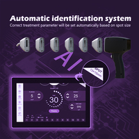 Appareil d'épilation au laser à diode Weifang Electronic KM900D avec carte NFC, écran Android, 6 têtes magnétiques interchangeables